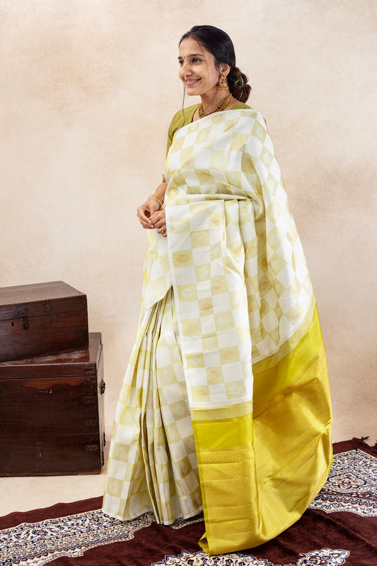 Hamsayukta - Kanjivaram silk saree