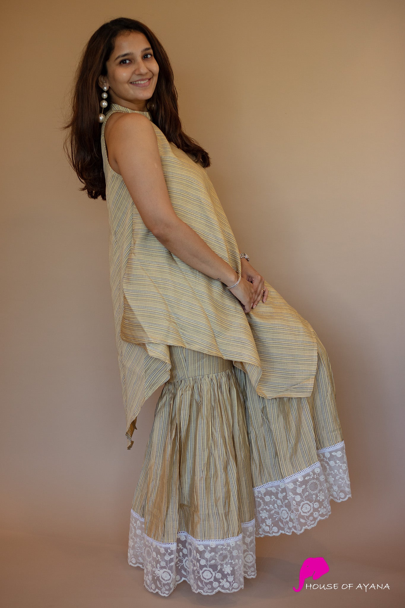 Sun-kissed Sharara Set