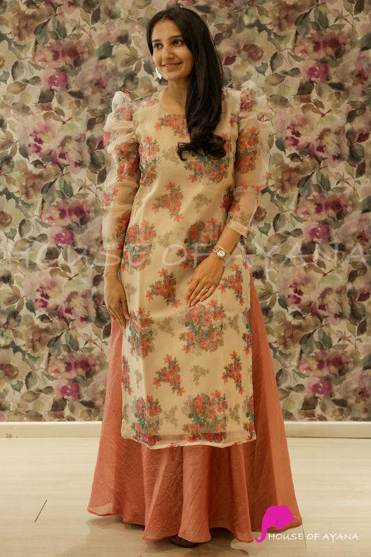 Patagonia Organza Silk Kurti