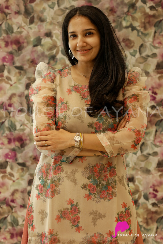 Patagonia Organza Silk Kurti