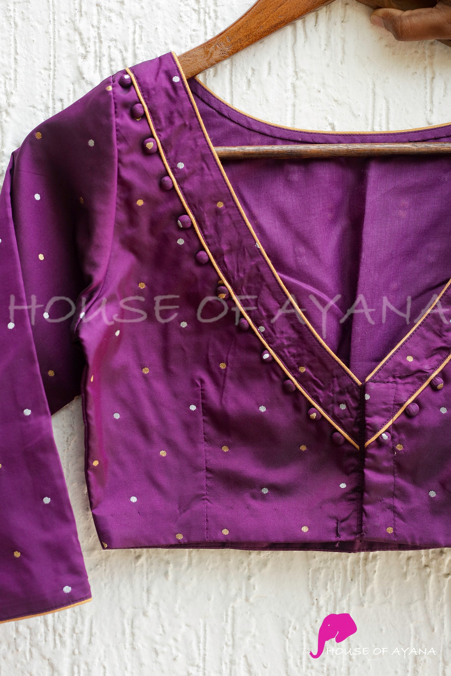 Darwin Brocade Blouse