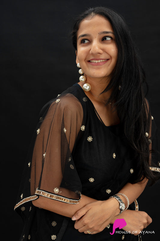 Pearl Harbour Embroidered Kaftan