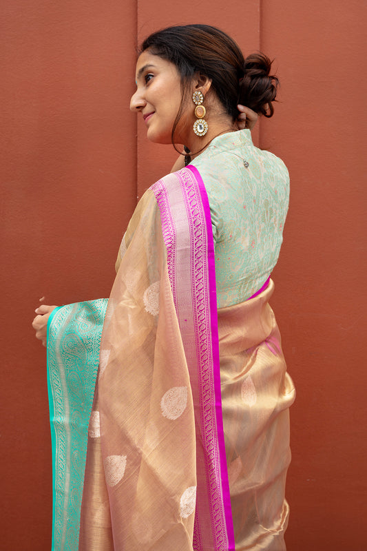 Palindrome Brocade Blouse