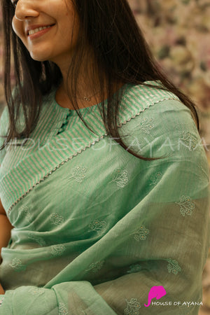 Leila Embroidered Saree