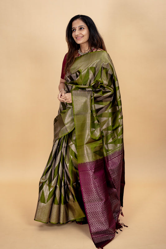 Simhavahini - Lightweight Silk Saree