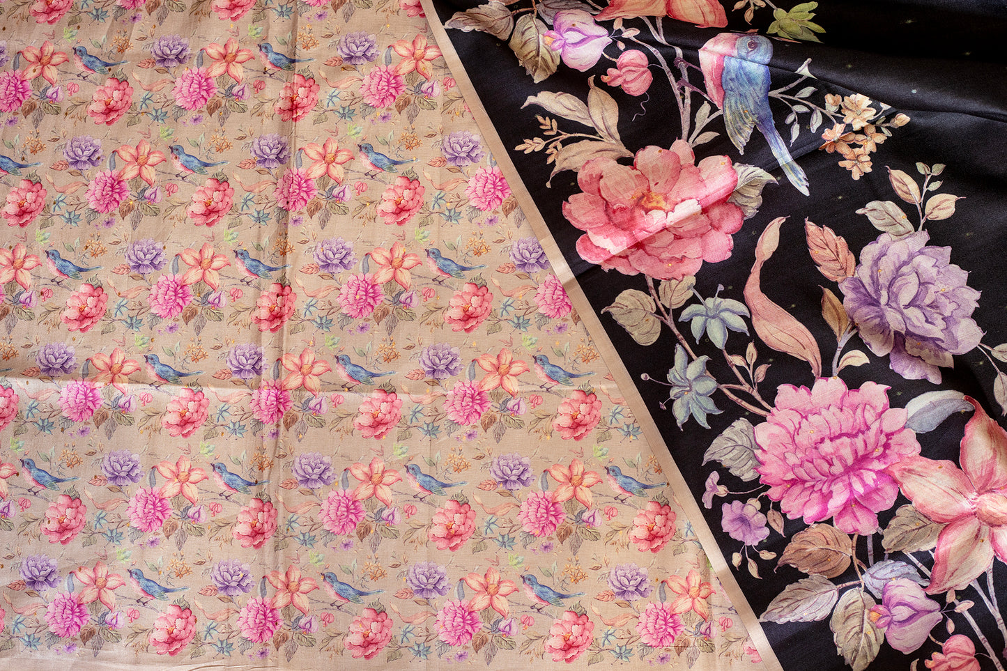 Tussar Silk | Flowers of Jaipur