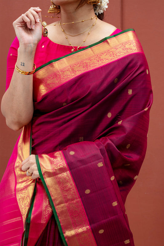 Hamsadhwani - Kanjivaram silk saree