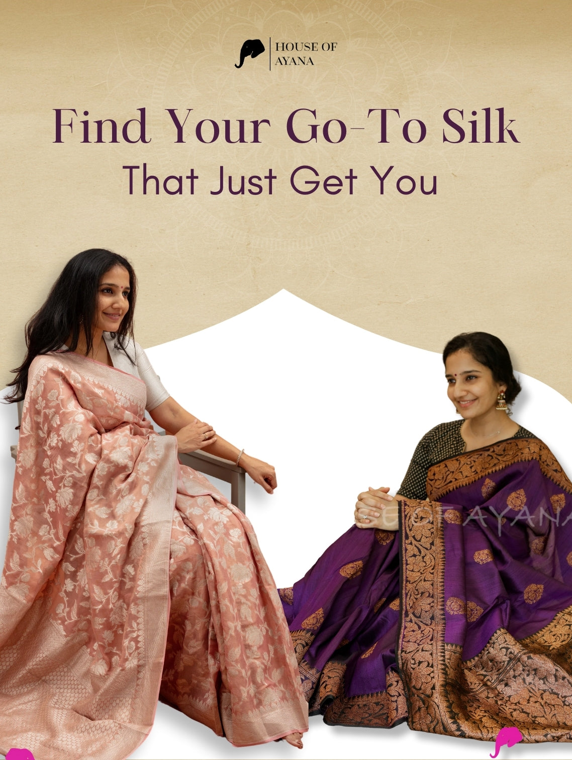 MUKTA: Banaras Silk Sarees