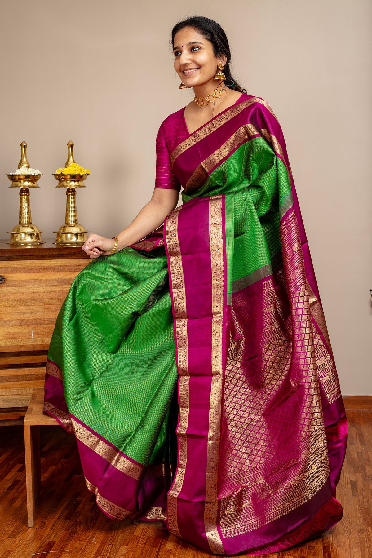 Haritharang - Kanjivaram silk saree