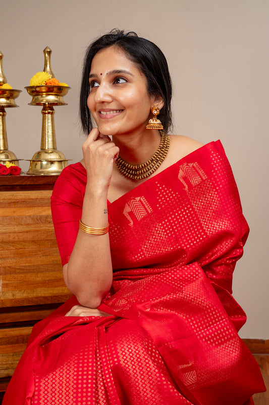 Rajatamaya - Lightweight silk saree