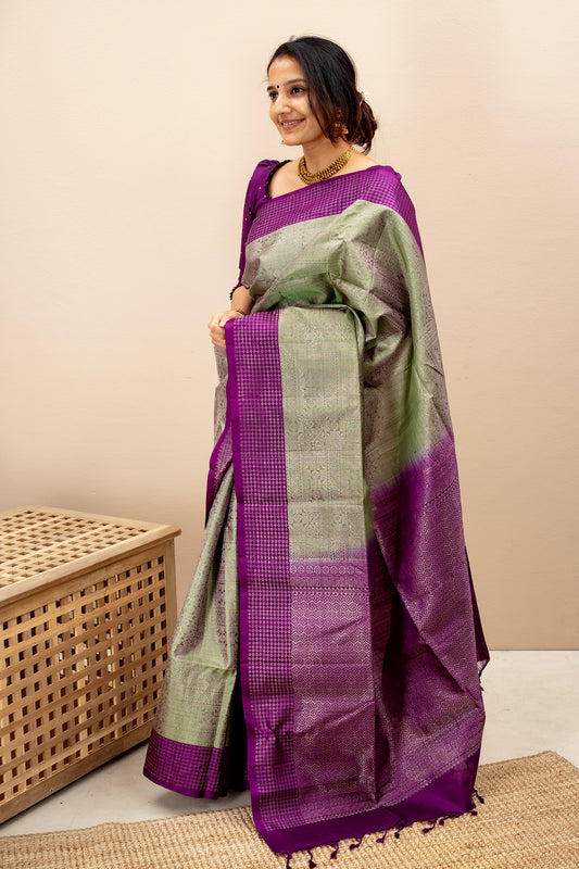 Saptaswara - Lightweight silk saree