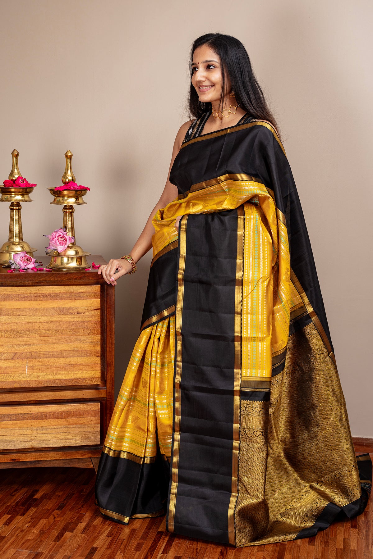 Swarna Killi - Kanjivaram silk saree