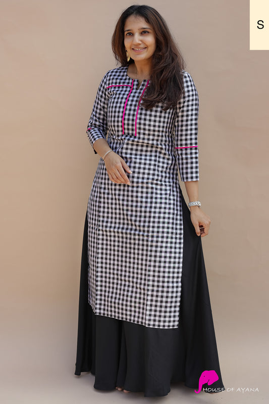 Jagmag Silk Kurti