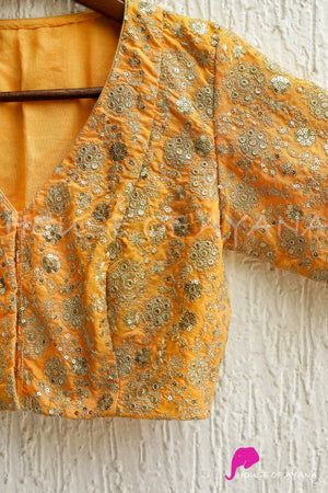 Sunflower Embroidered Blouse