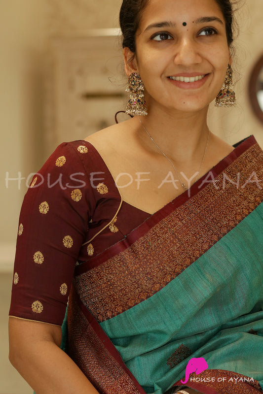 Iraivi Brocade Silk Blouse
