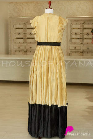 Golden Hour Pre-pleated Gown