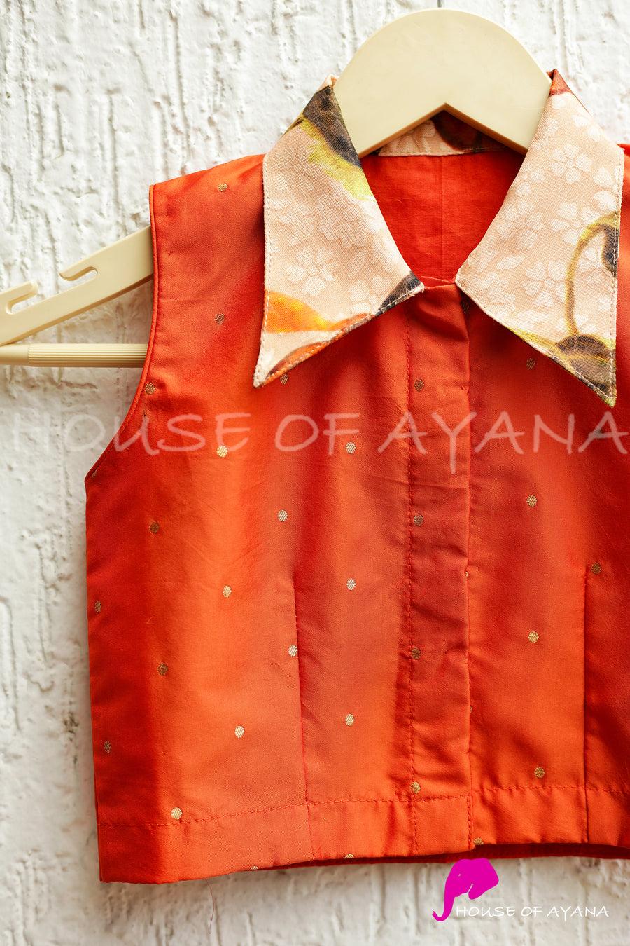 Tangerine Collared Set