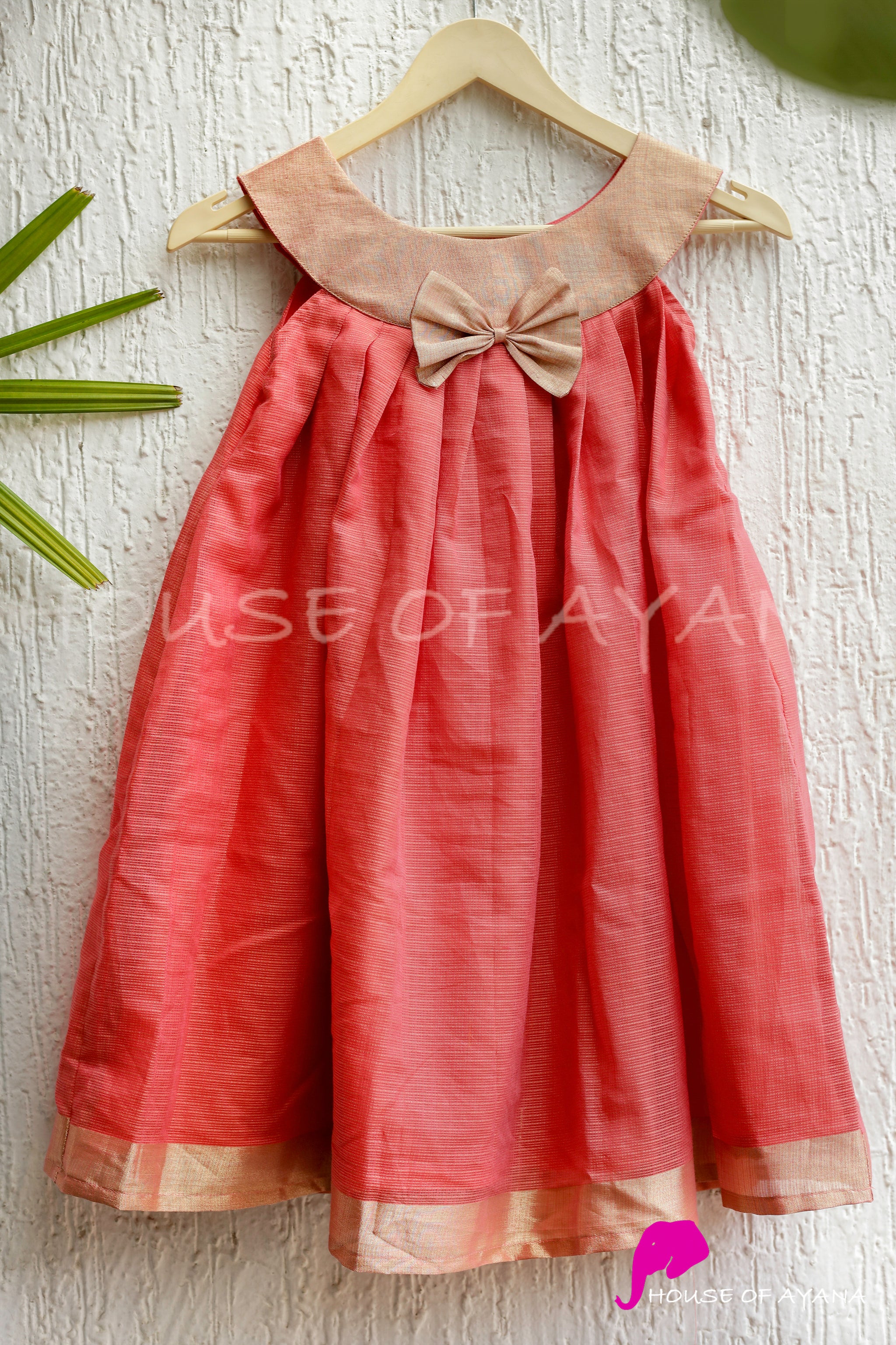 8 Stunning Dresses With Contrasting Yoke Patterns! | Stunning dresses,  Fancy dresses long, Pink pleated dress