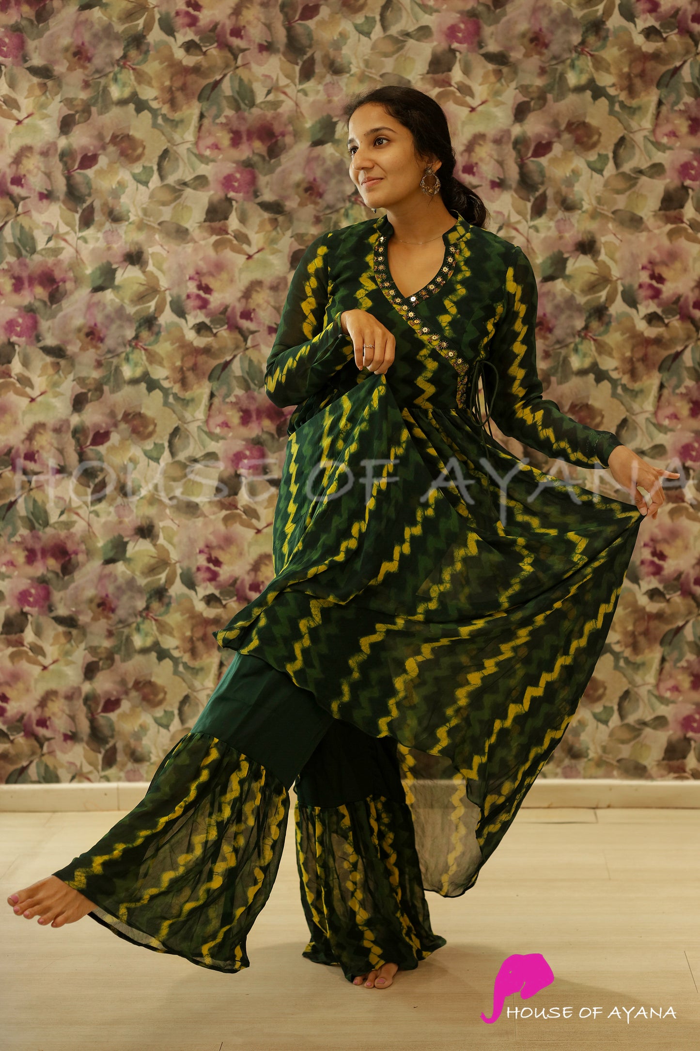 Aisha Anarkali Co-ord Set
