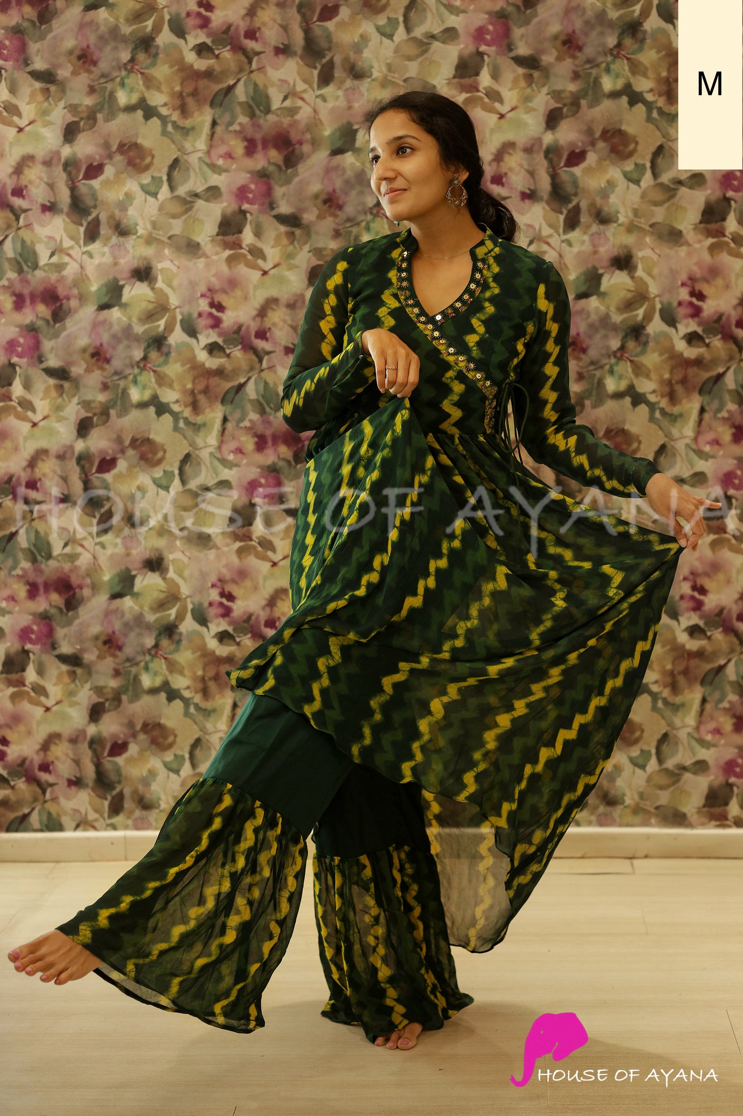 Aisha Anarkali Co-ord Set