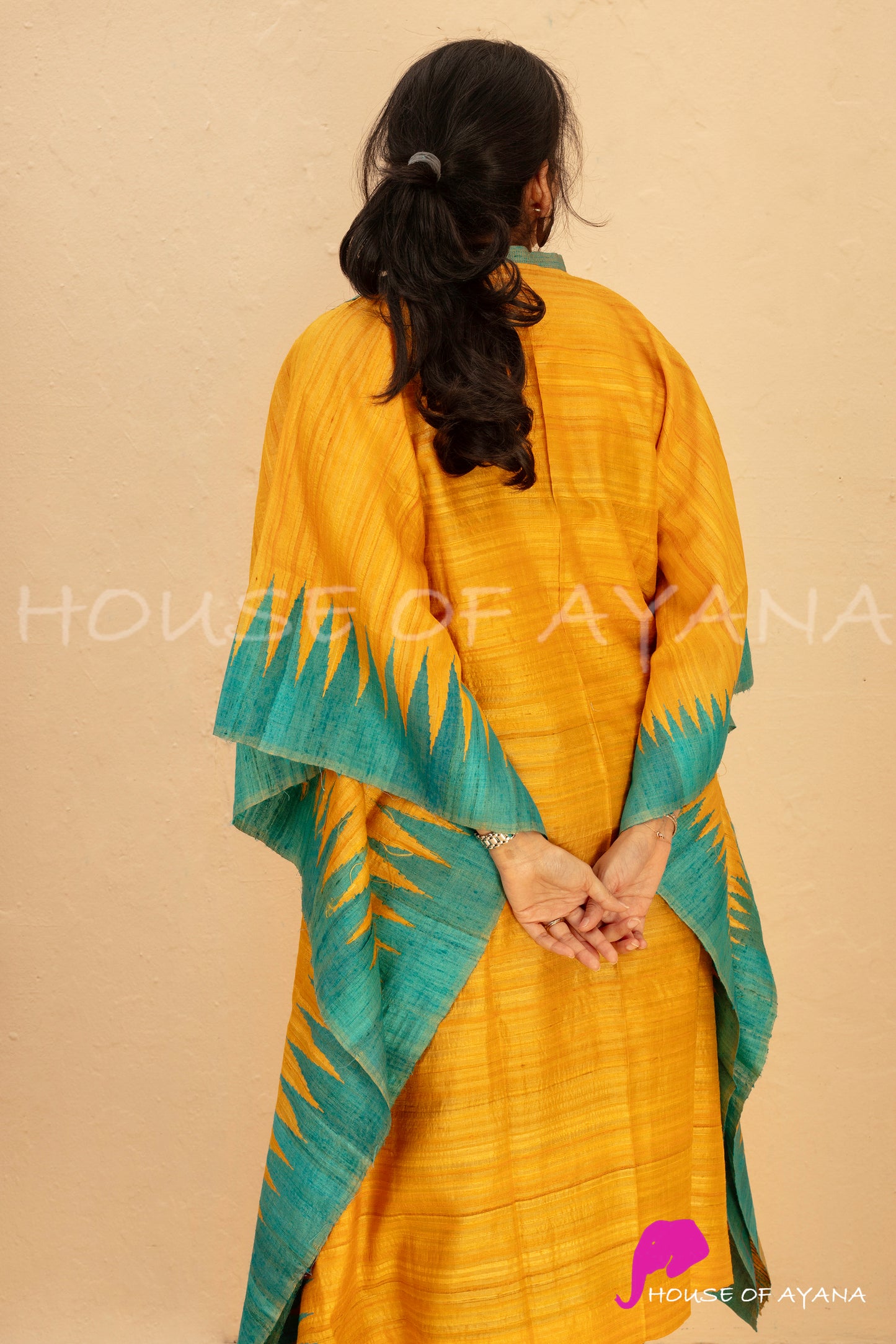 Amrita Tussar Silk Kaftan