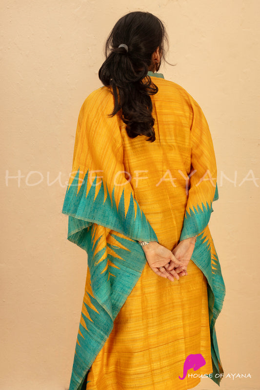 Amrita Tussar Silk Kaftan