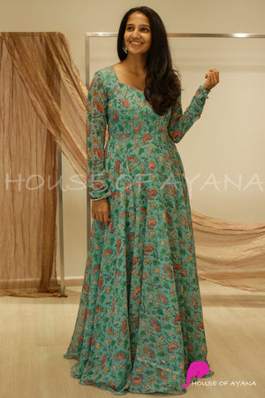 Asvah Georgette Gown