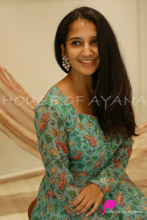 Asvah Georgette Gown
