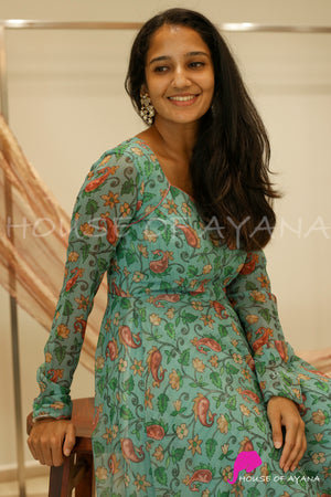 Asvah Georgette Gown