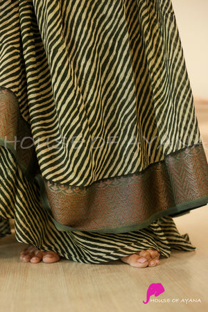Yodha Chanderi Silk Gown