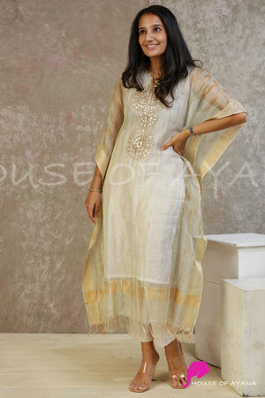 Sterling House Organza Silk Kaftan