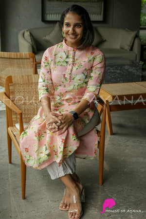 Magnoliaa Linen Kurti