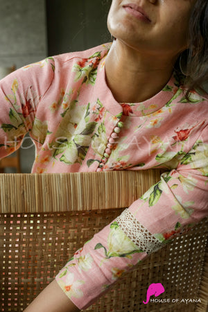 Magnoliaa Linen Kurti