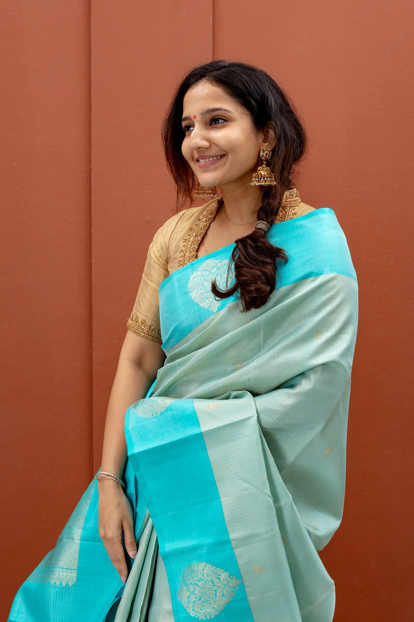 Meenakari - Kanjivaram silk saree