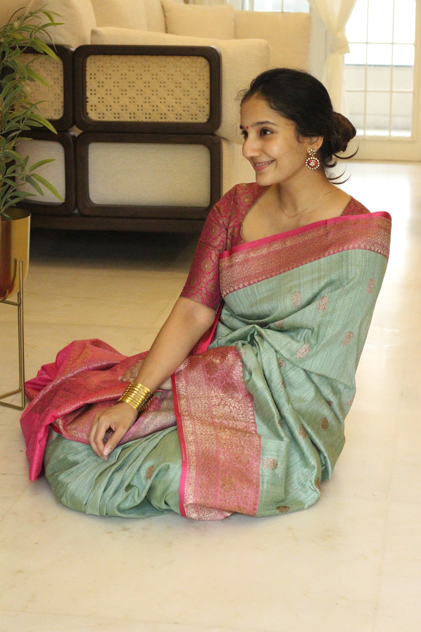 Lakshmi Vihara - Banaras silk saree