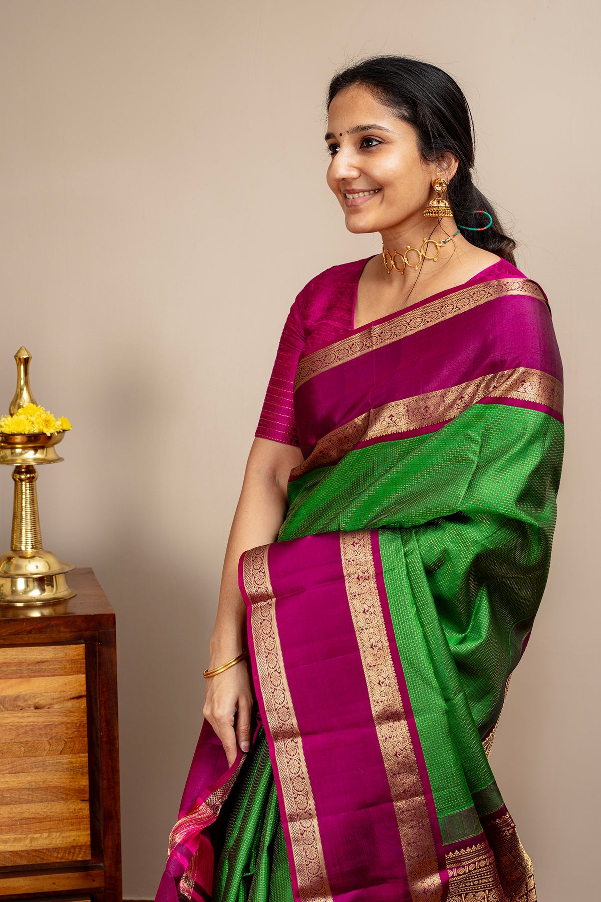 Haritharang - Kanjivaram silk saree