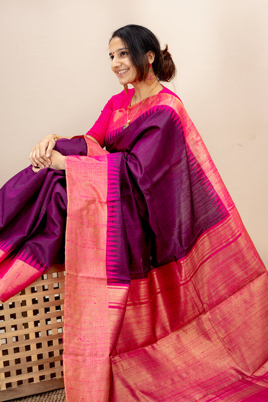Sarvodhara - Lightweight silk saree