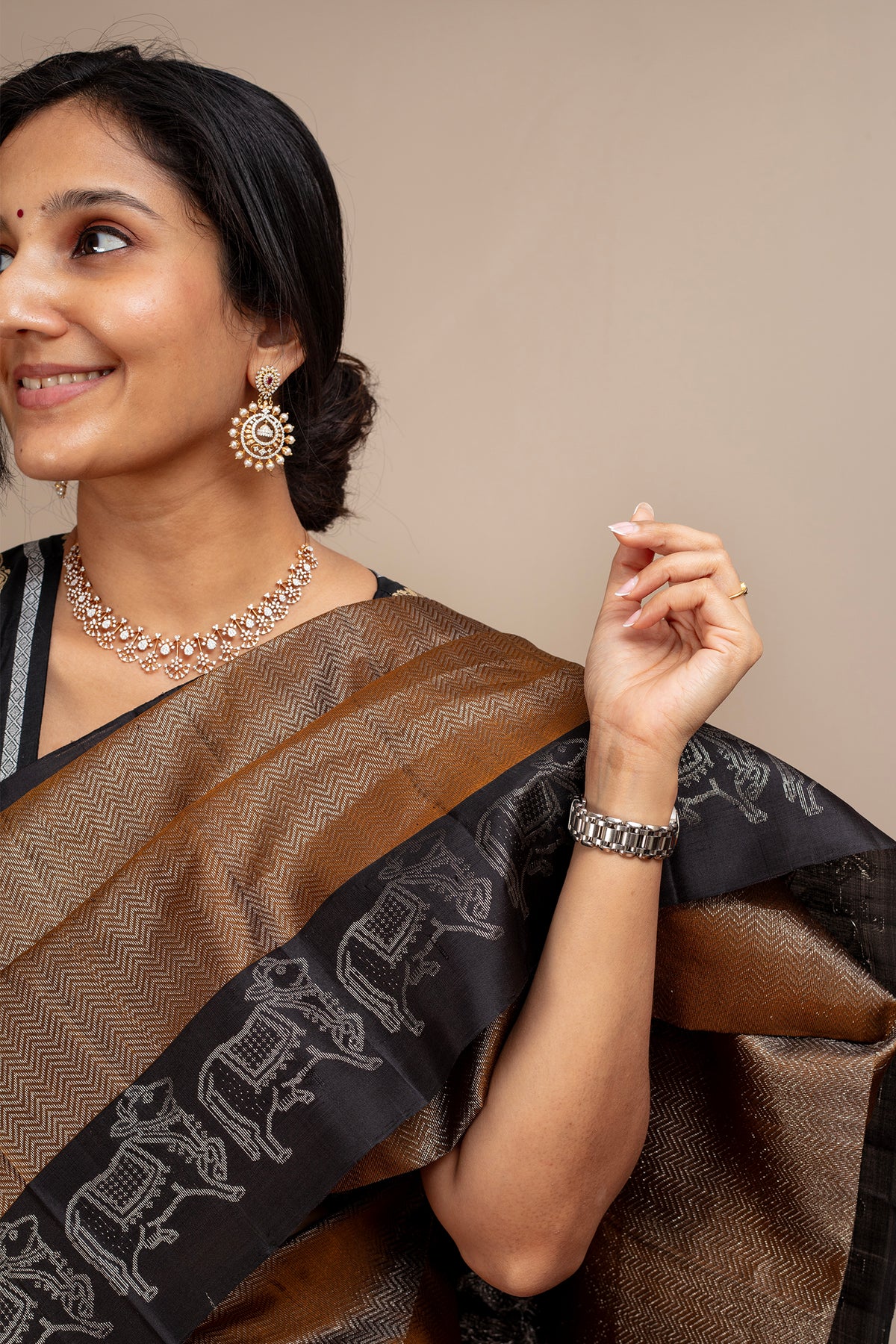 Matrika - Lightweight silk saree