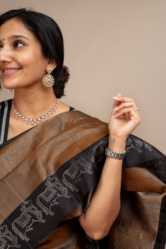 Matrika - Lightweight silk saree