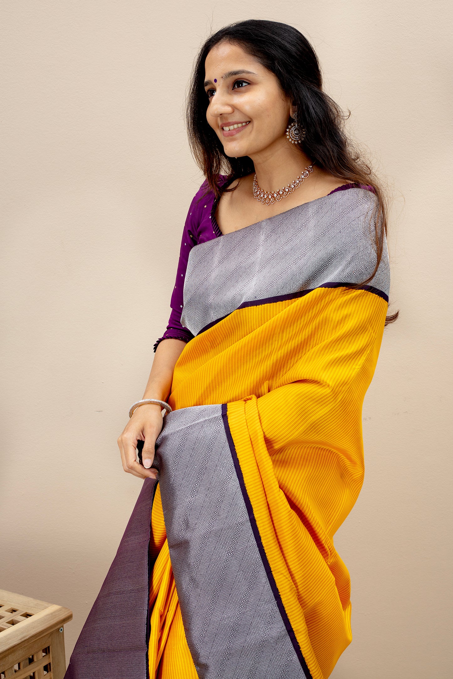 Asvakarana - Kanjivaram silk saree