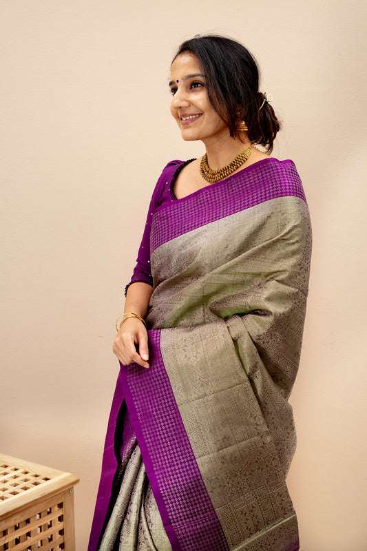 Saptaswara - Lightweight silk saree
