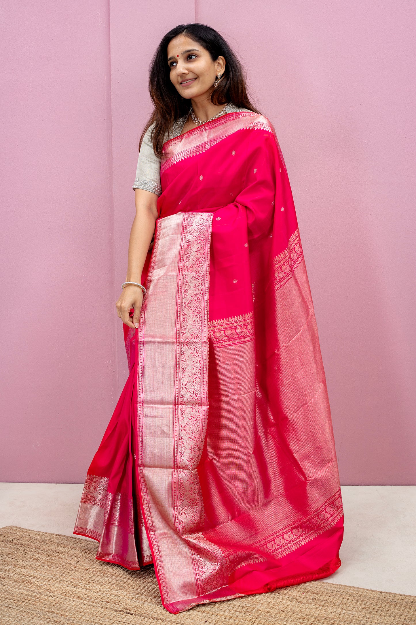 Sindurvarna - Kanjivaram silk saree