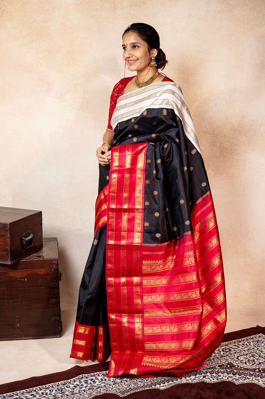 Bhramhotsavam - Kanjivaram silk saree