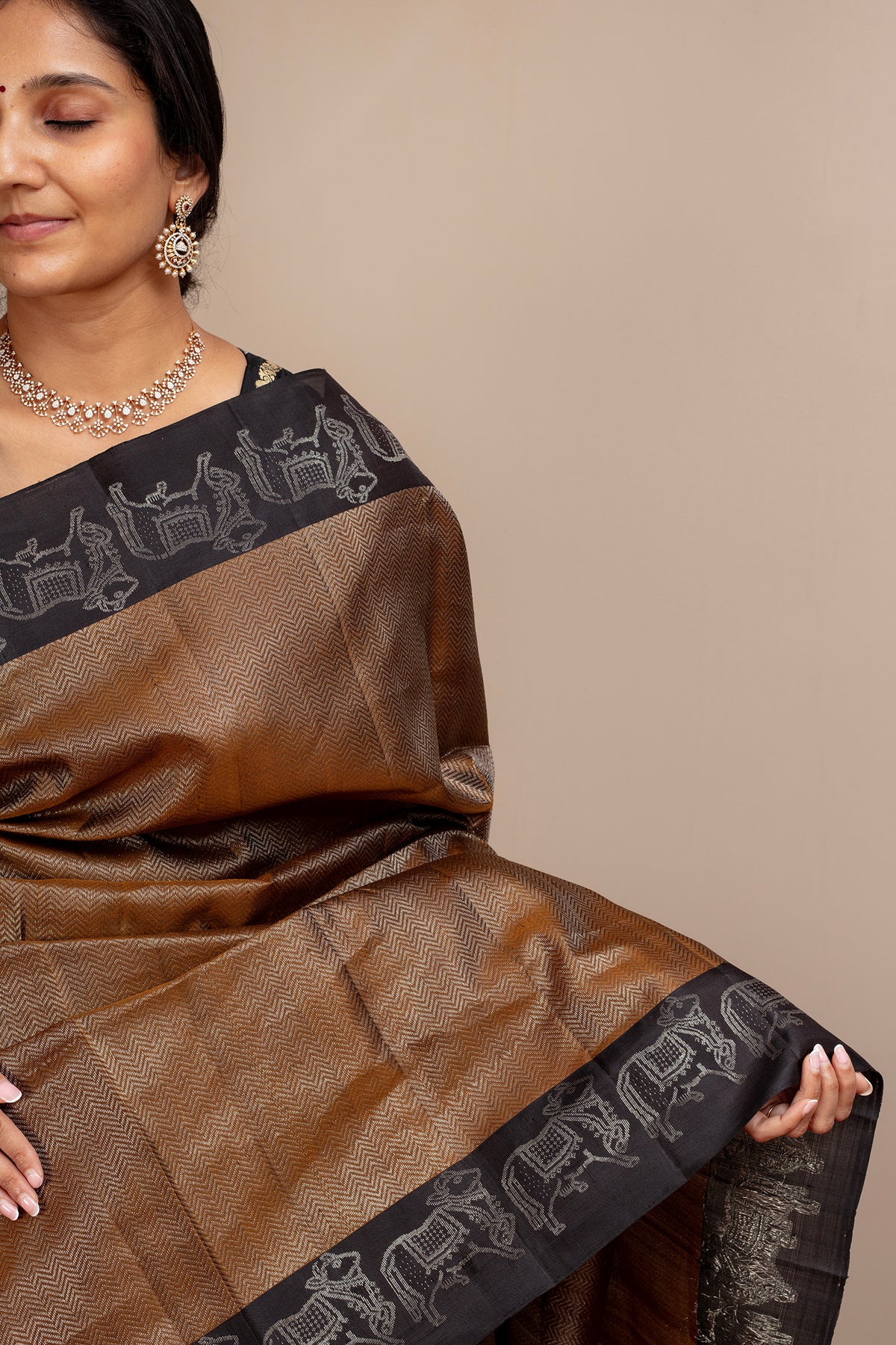 Matrika - Lightweight silk saree