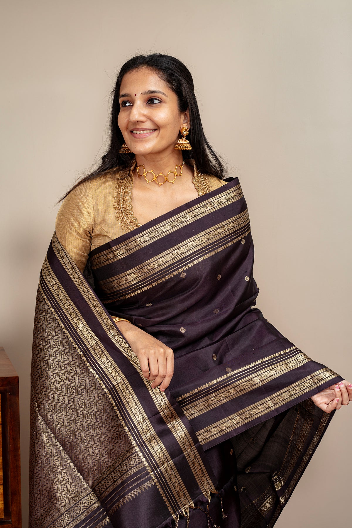 Kramuka Varna - Lightweight Silk Saree
