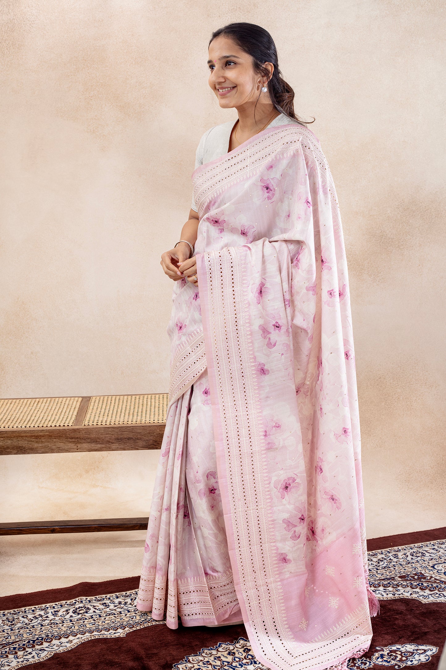 Tussar | Petal Pink