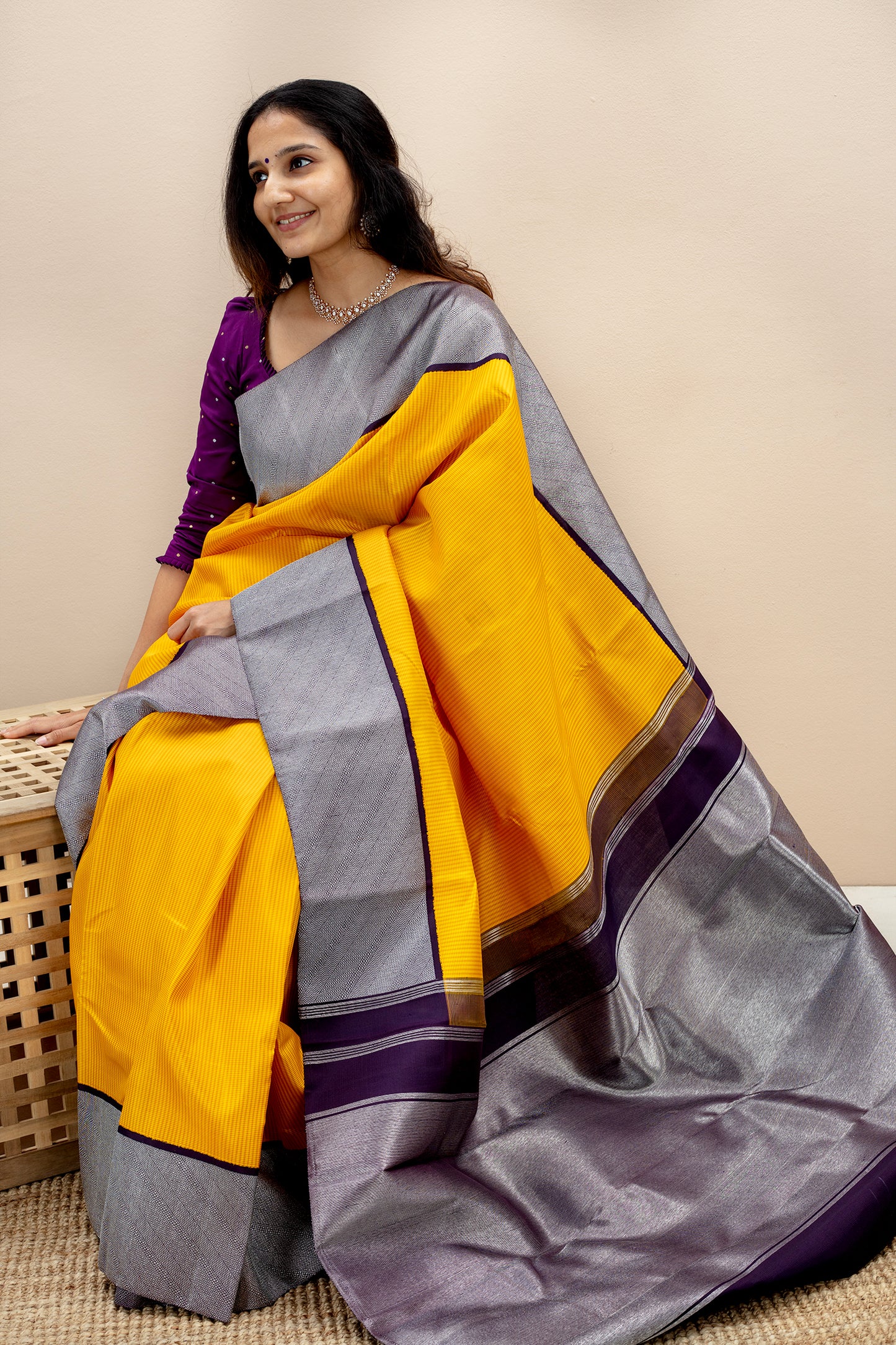 Asvakarana - Kanjivaram silk saree