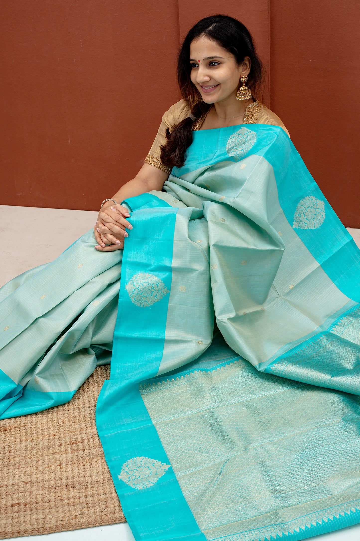 Meenakari - Kanjivaram silk saree