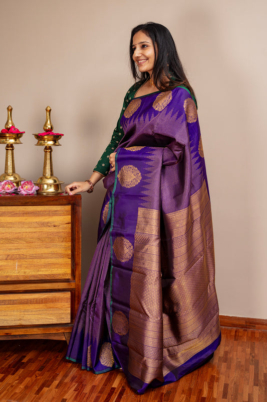 Mayil Thogai - Kanjivaram silk saree