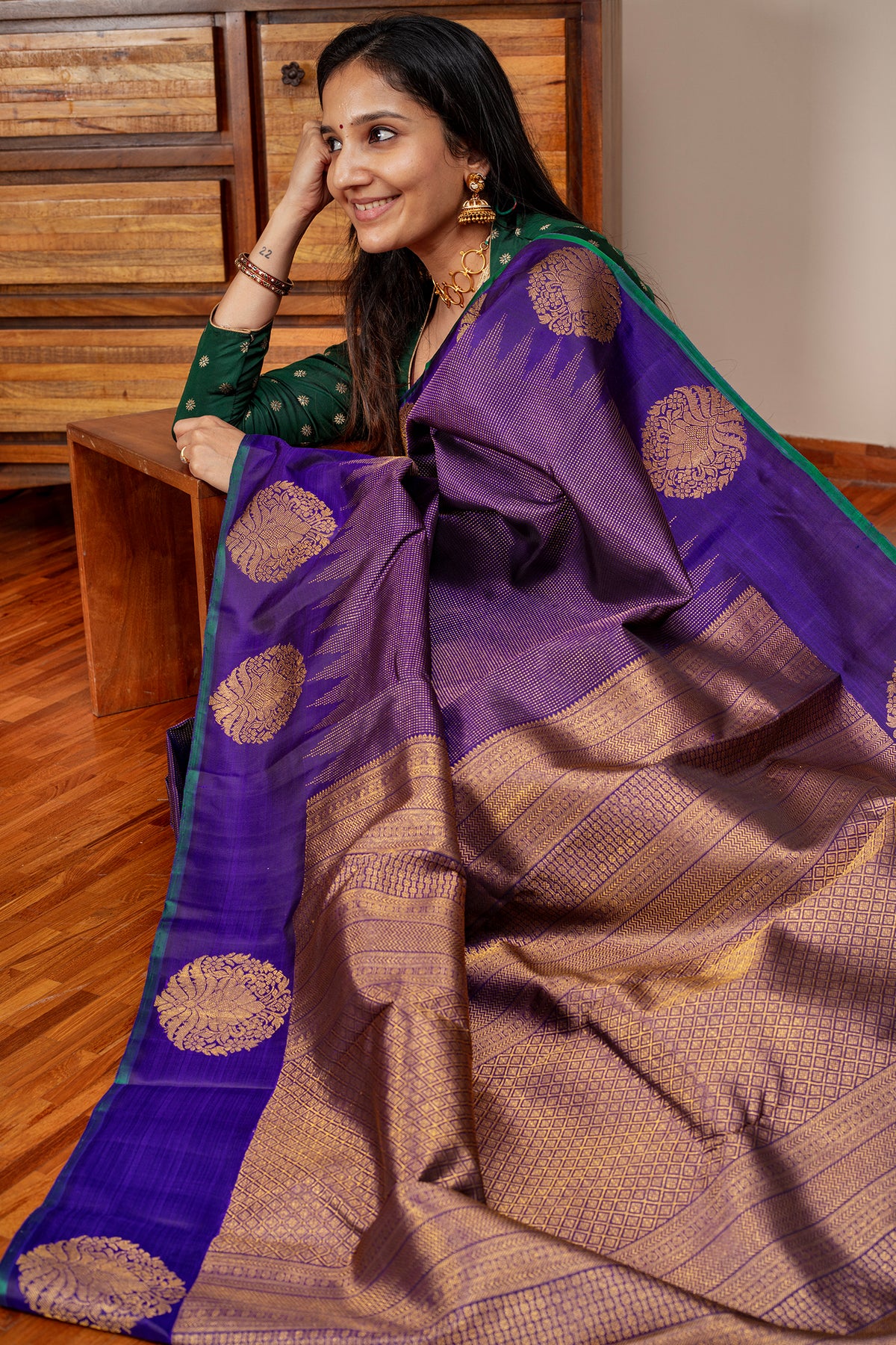Mayil Thogai - Kanjivaram silk saree